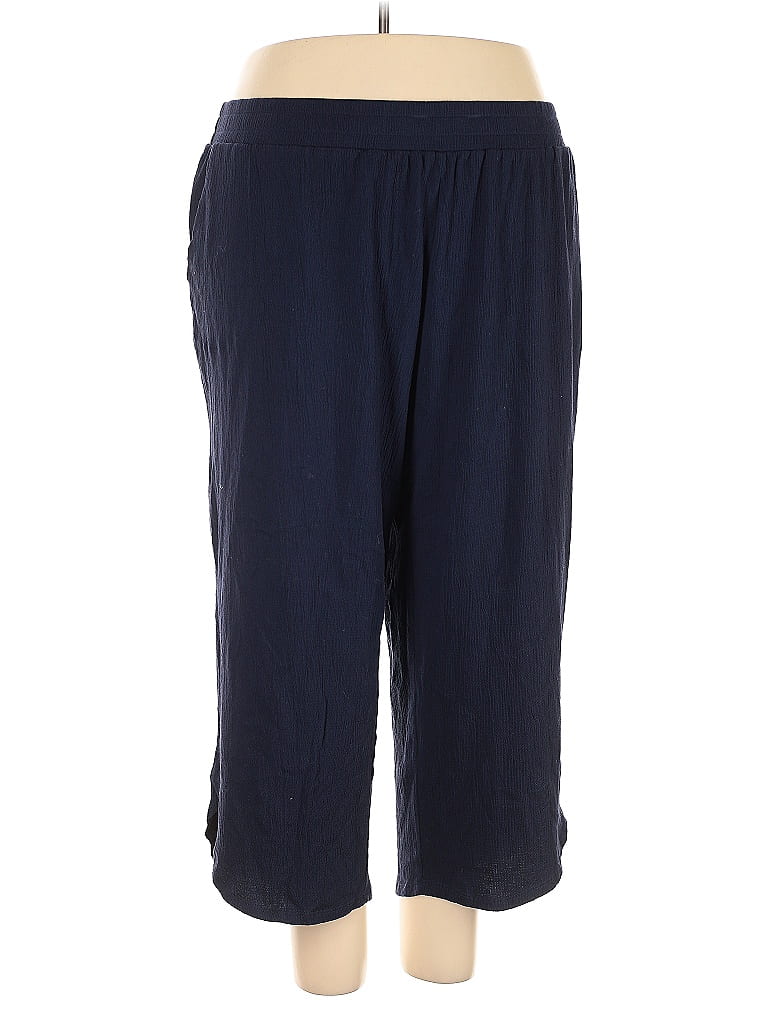Pre-owned Belle By Kim Gravel Casual Pants In Blue