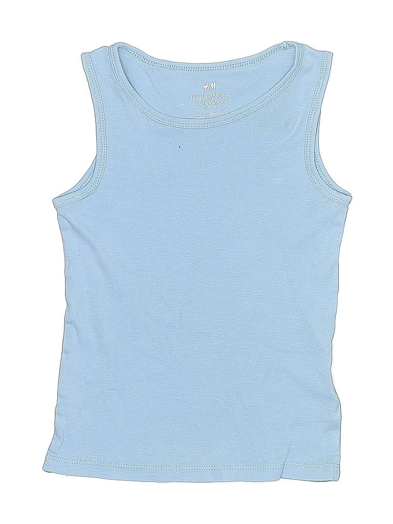 Pre-owned H&m Kids' Sleeveless T-shirt In Blue