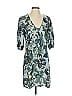 Made With Love Print Teal Casual Dress Size S - photo 1