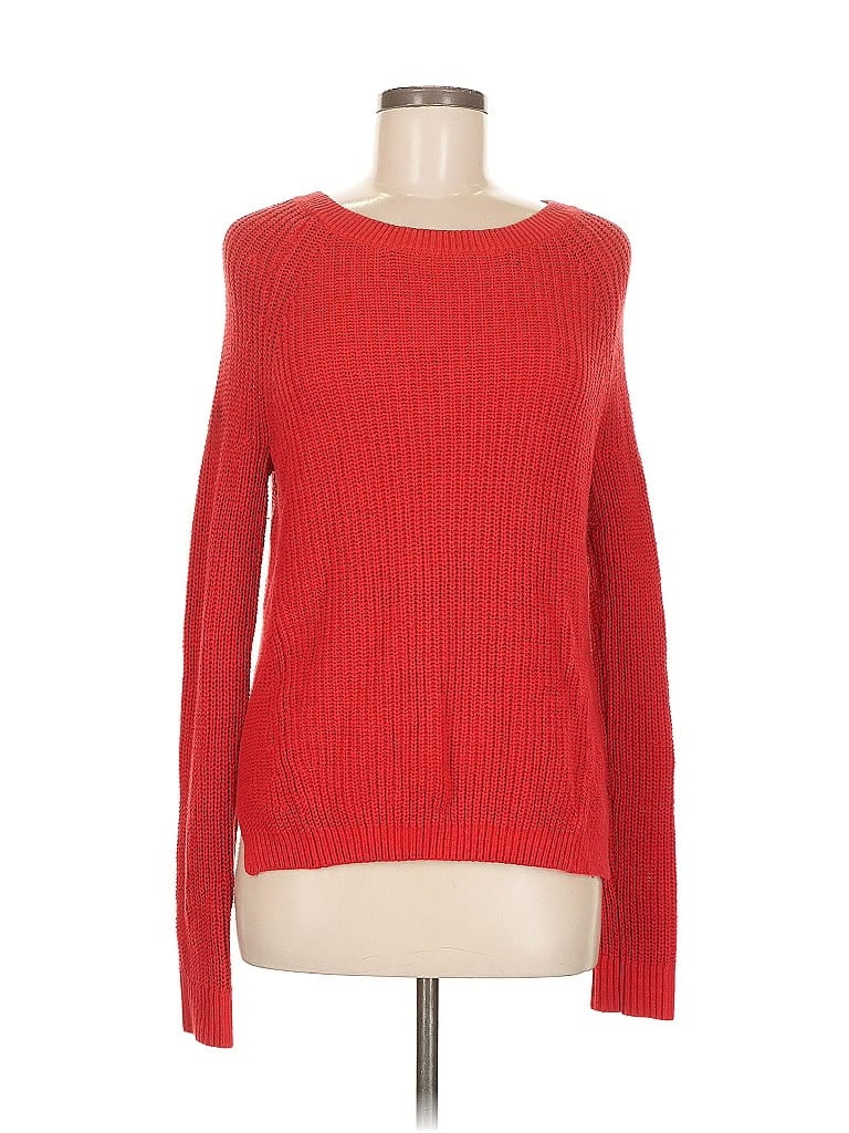 Pre-owned Express Pullover Sweater In Red
