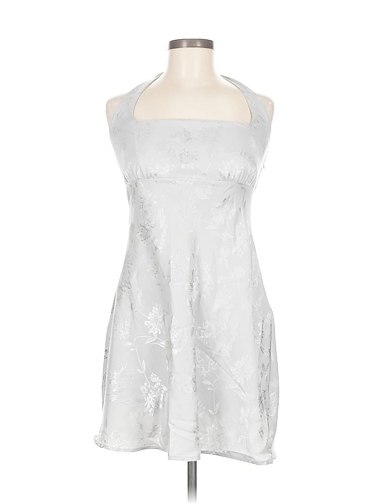 Pre-owned Wild Fable Cocktail Dress In Silver