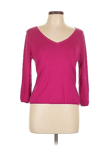 Louben 3/4 Sleeve Silk Top (view 1)