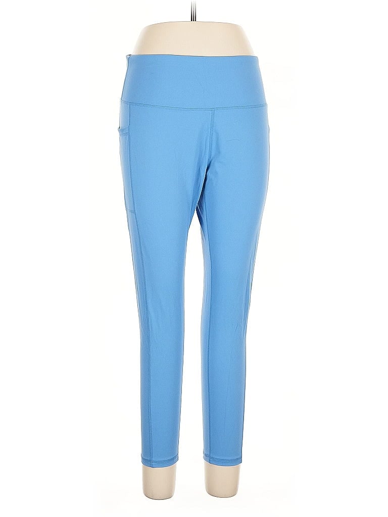 Pre-owned Assorted Brands Active Pants In Blue