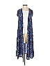 Lularoe 100% Polyester Blue Kimono Size XS - photo 1