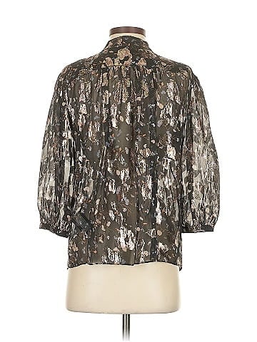BA&SH 3/4 Sleeve Silk Top (view 2)
