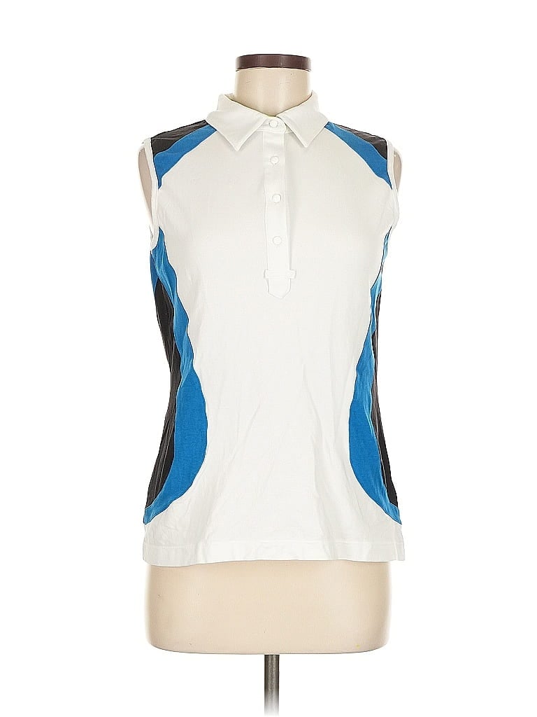 Pre-owned Greg Norman Sleeveless T-shirt In White