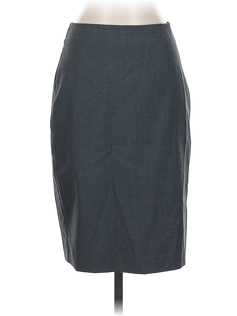 Pre-owned Ann Taylor Factory Formal Skirt In Gray
