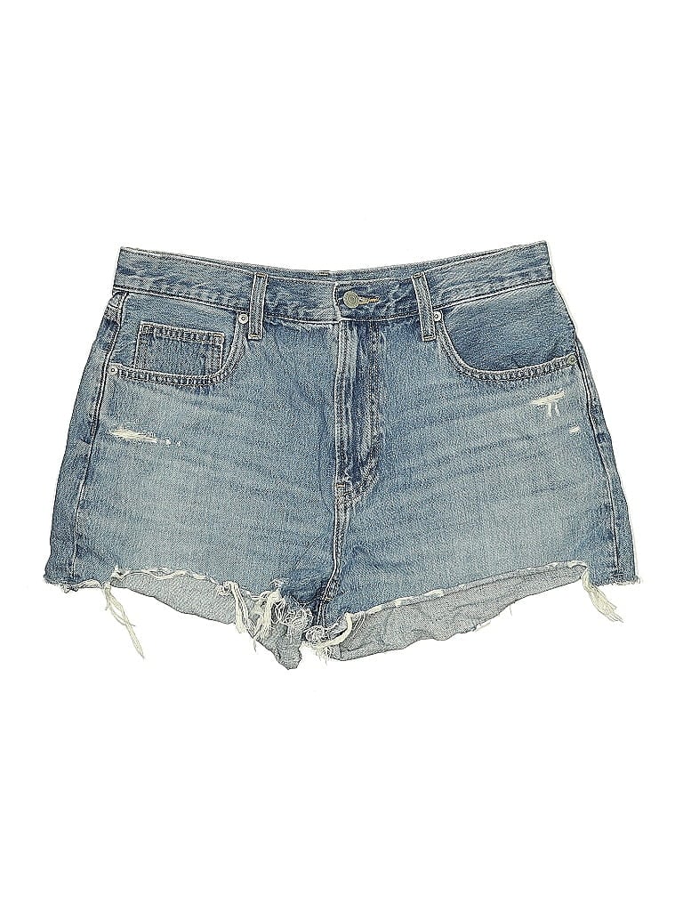 Pre-owned Union Jeans Denim Shorts In Blue