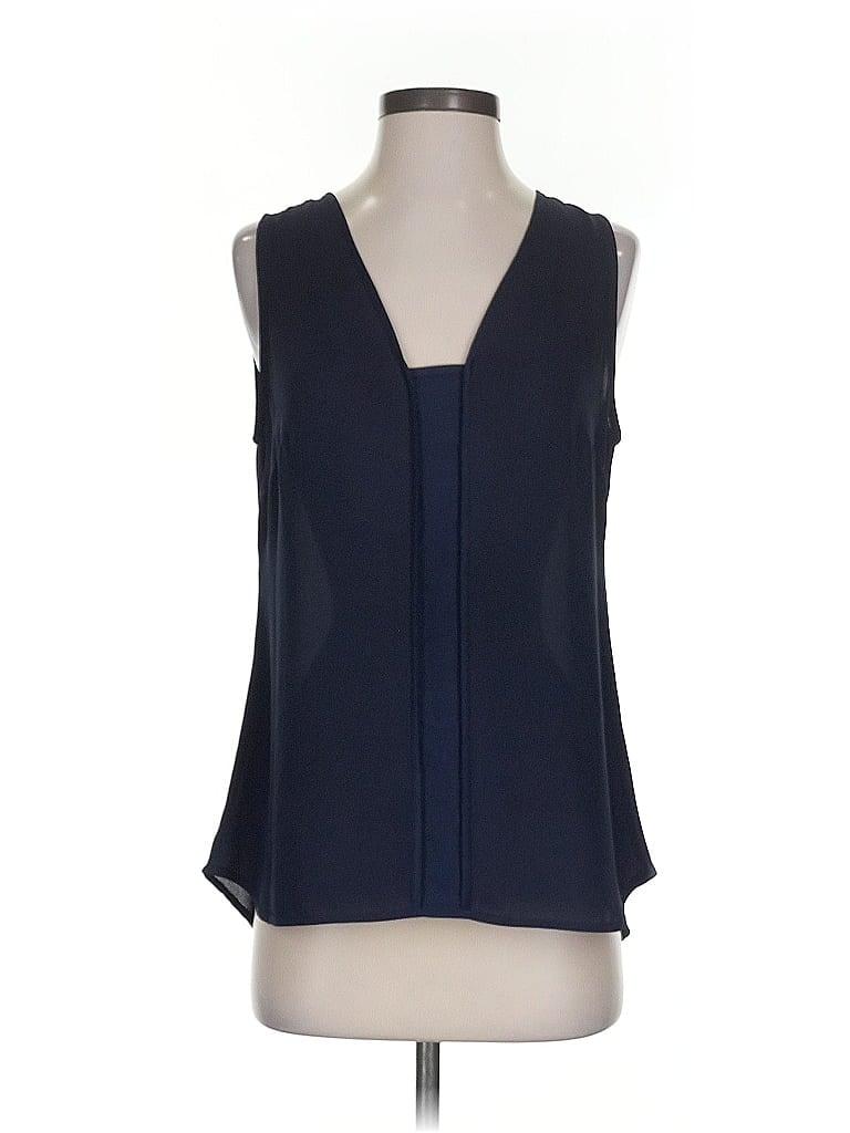 BANANA REPUBLIC Pre-owned Sleeveless Blouse In Blue