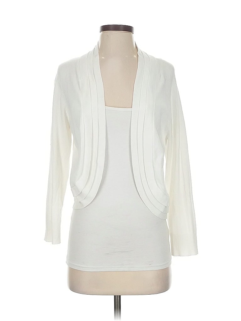 RONNI NICOLE Pre-owned Cardigan Sweater In White