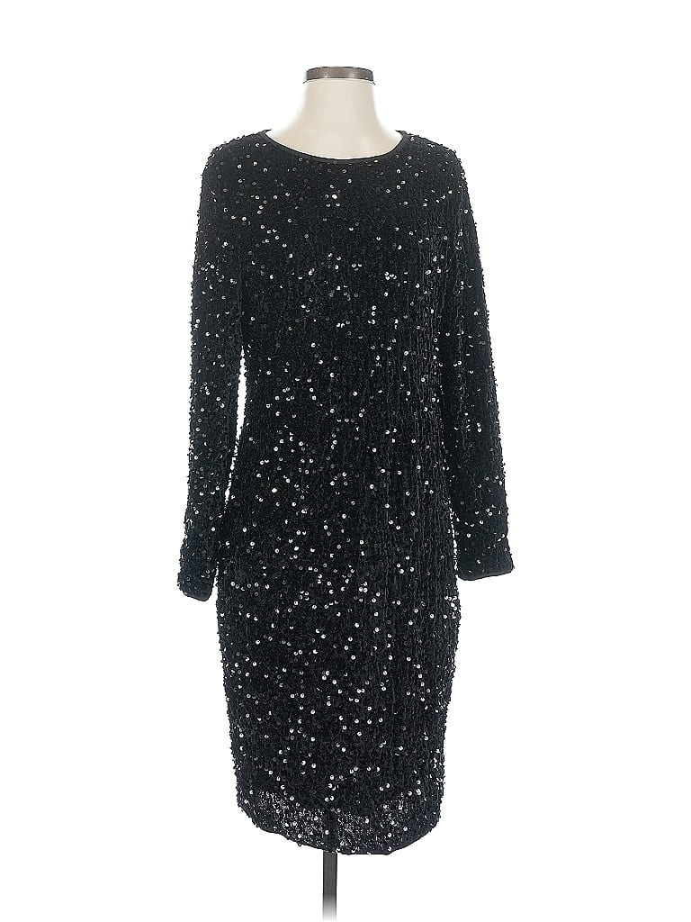 Pre-owned Unbranded Cocktail Dress In Black