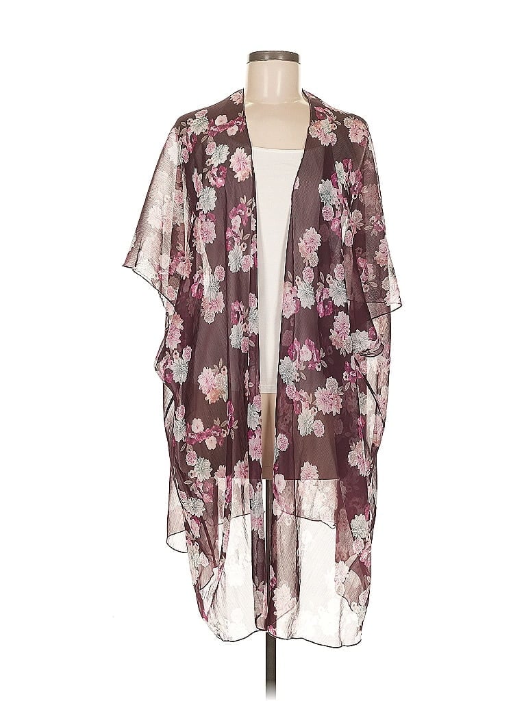 AMERICAN EAGLE OUTFITTERS Pre-owned Kimono In Burgundy