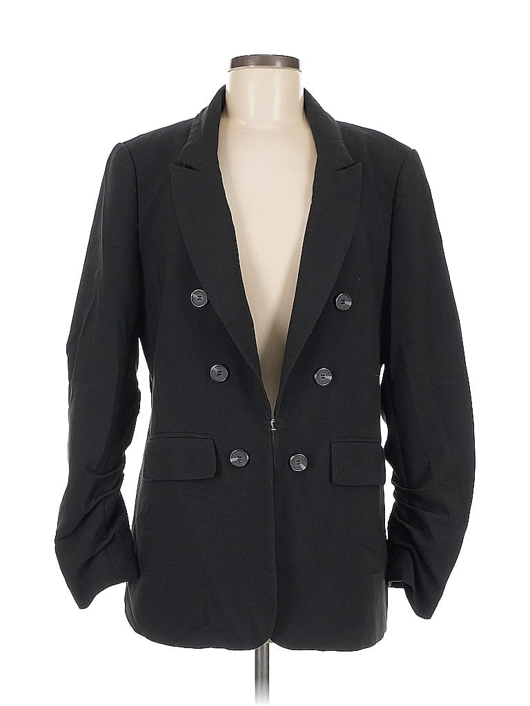 Pre-owned 1.state Blazer Jacket In Black