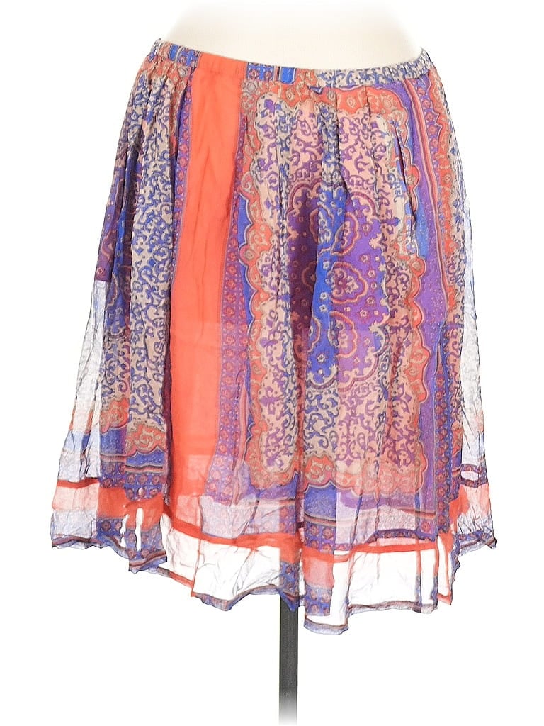 Pre-owned Plenty By Tracy Reese Silk Skirt In Blue