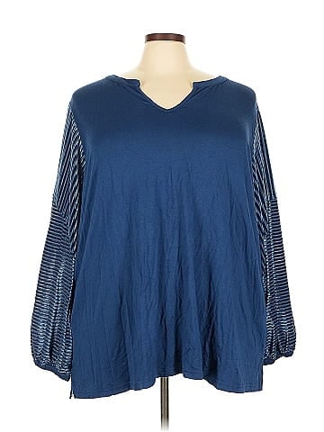 Belle By Kim Gravel Long Sleeve Blouse (view 1)