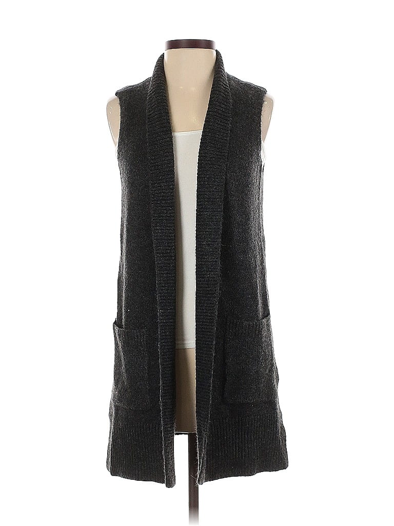 Pre-owned Ann Taylor Loft Sweater Vest In Gray