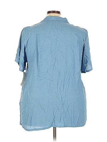 Karen Kane Short Sleeve Blouse (view 2)