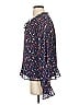 Parker 100% Polyester Blue Long Sleeve Blouse Size S - photo 5