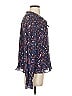 Parker 100% Polyester Blue Long Sleeve Blouse Size S - photo 4