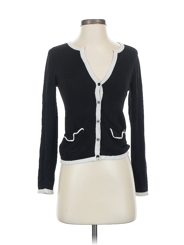 Pre-owned Mng Suit Cardigan Sweater In Black