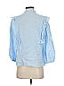 Harshman 100% Linen Blue 3/4 Sleeve Blouse Size XS - photo 2