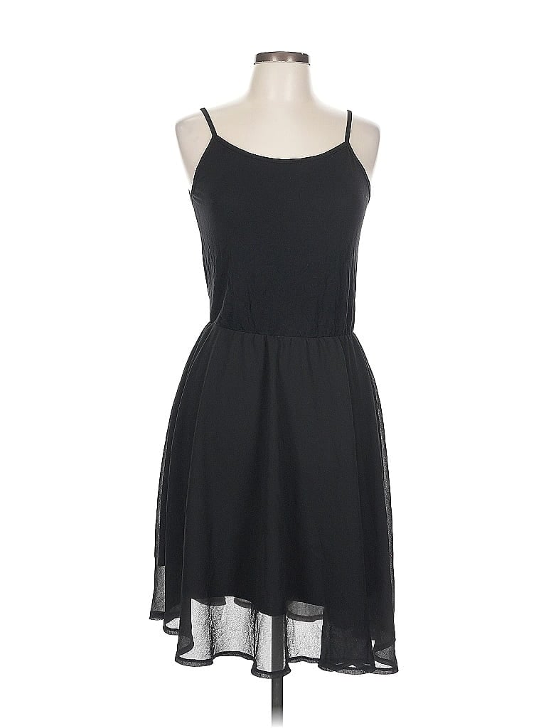 Pre-owned Assorted Brands Casual Dress In Black
