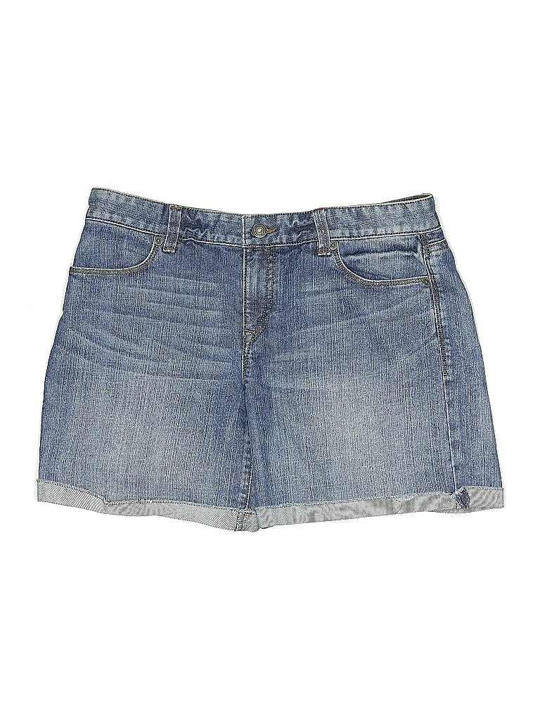 Pre-owned Ann Taylor Loft Outlet Denim Shorts In Blue