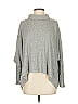 Self Contrast Gray Poncho Size XS - photo 1