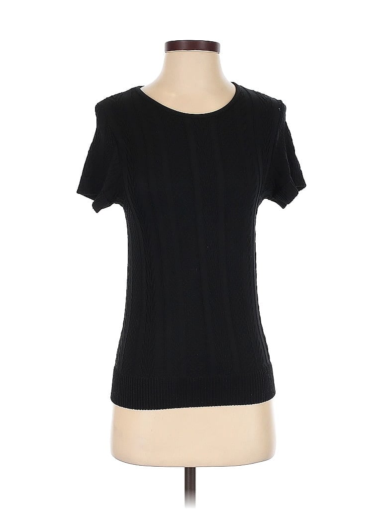 Pre-owned Assorted Brands Cardigan Sweater In Black