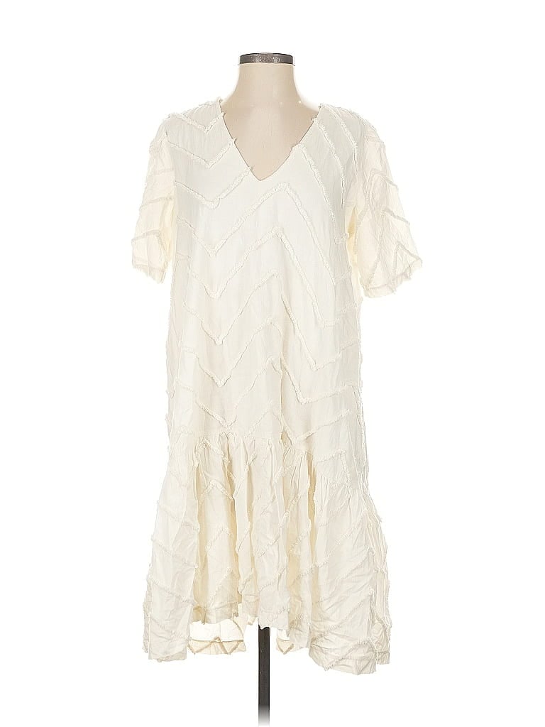 Pre-owned The Odells Casual Dress In White