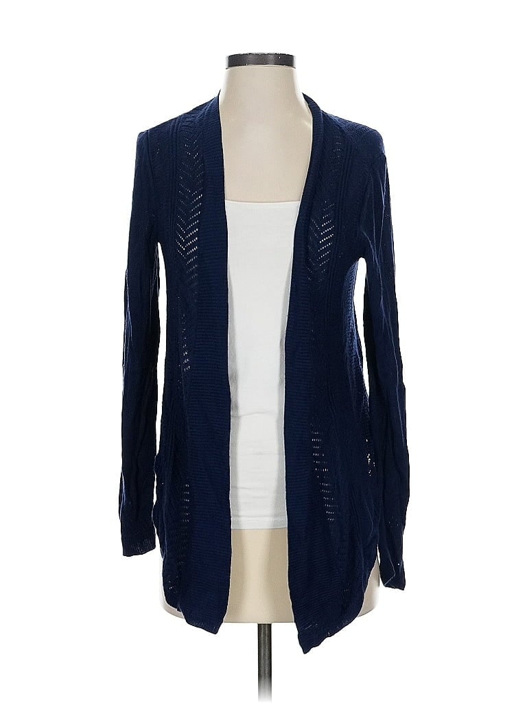 Pre-owned Croft & Barrow Cardigan Sweater In Blue