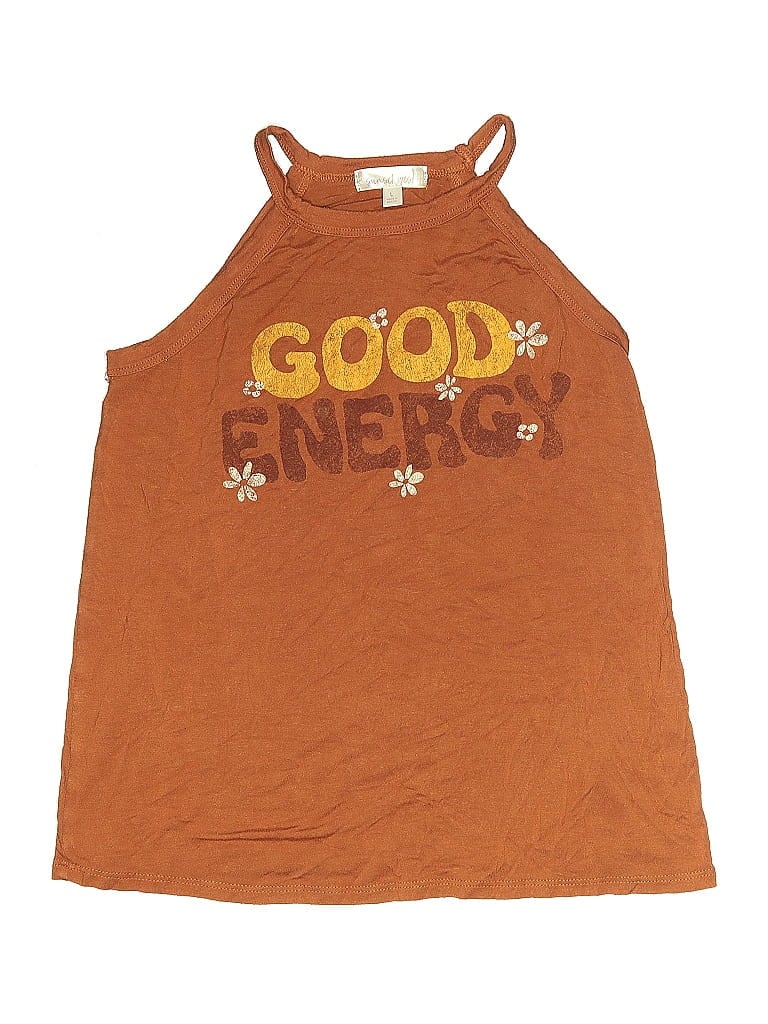 Pre-owned Assorted Brands Kids' Sleeveless T-shirt In Orange
