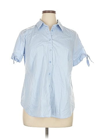 Roz & Ali Short Sleeve Blouse (view 1)