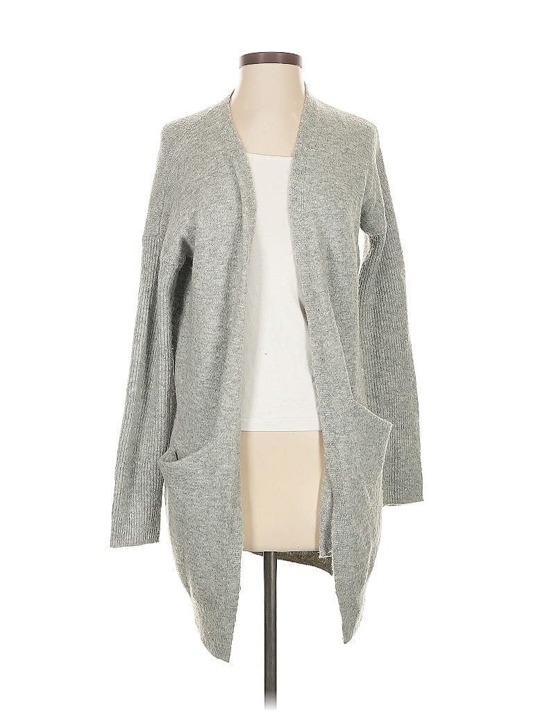 Pre-owned Miss Selfridge Cardigan Sweater In Gray