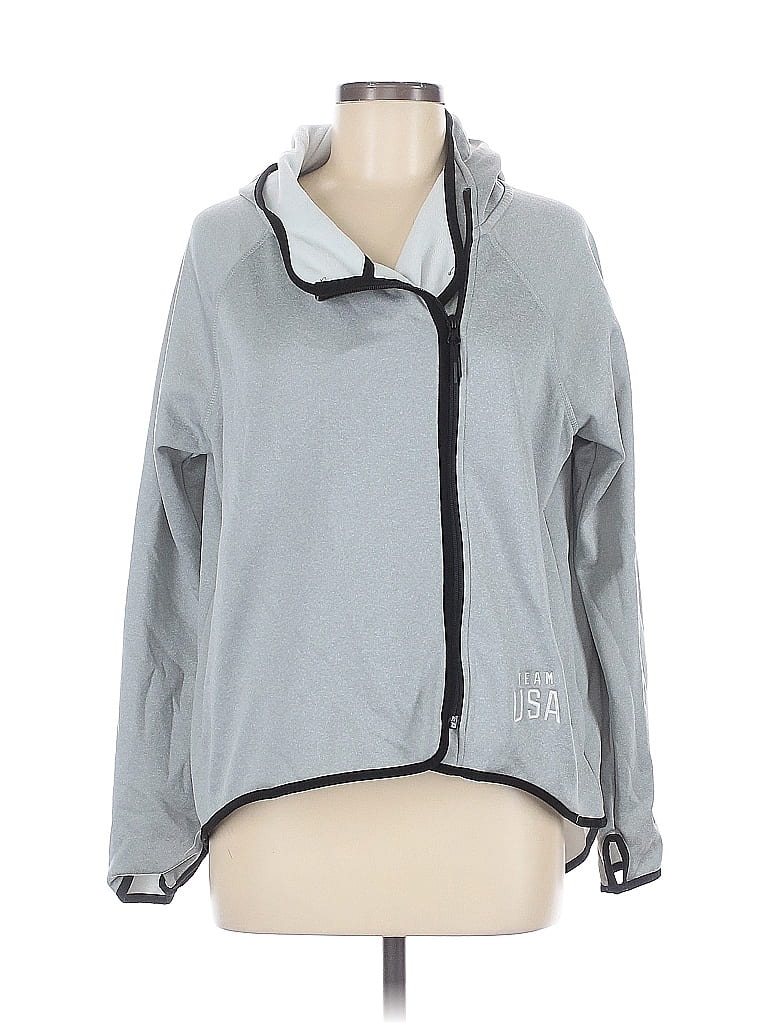 Pre-owned Nike Cardigan Sweater In Gray