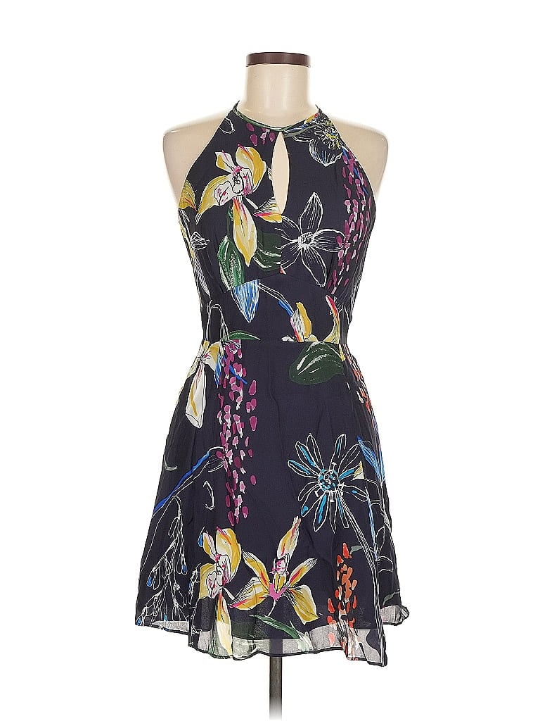 Pre-owned Parker Cocktail Dress In Blue