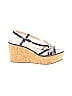 Kate Spade New York Silver Black Wedges Size 9 1/2 - photo 1