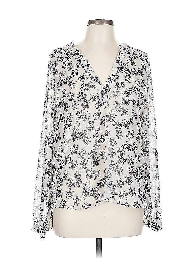 Pre-owned Lumiere Long Sleeve T-shirt In Silver