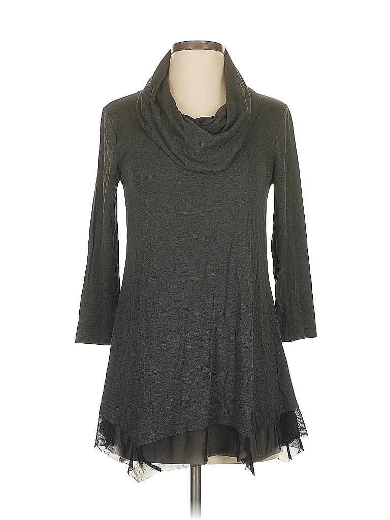 Pre-owned Cupio 3/4 Sleeve T-shirt In Gray