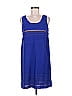 Cluny 100% Polyester Blue Casual Dress Size 6 - photo 1