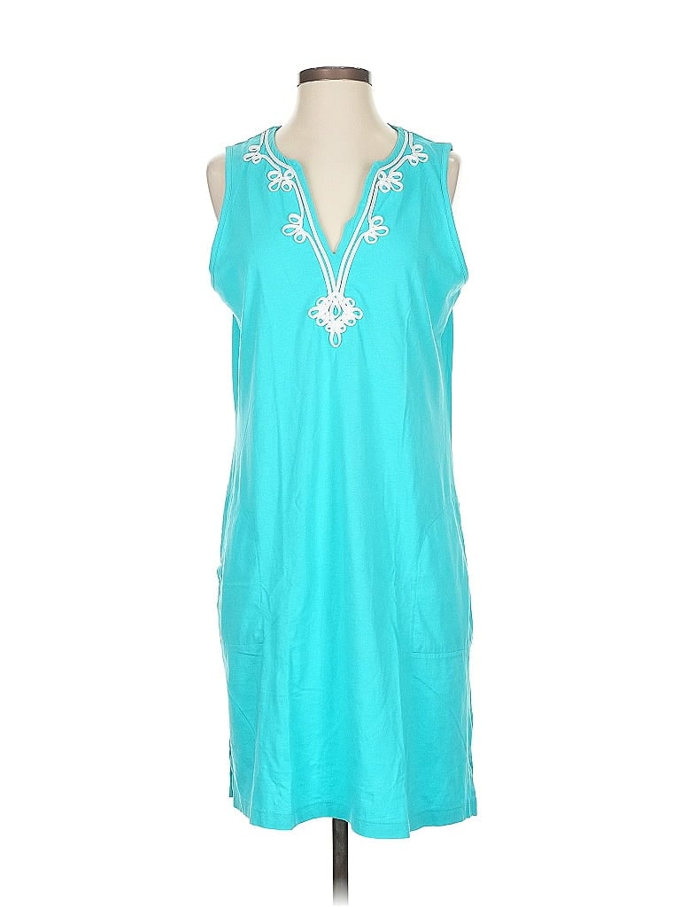 Click to view more detailed imagery on our partner's website Pre-owned Lands' End Casual Dress In Blue