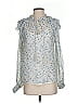 Haute Hippie 100% Polyester Blue Long Sleeve Blouse Size XS - photo 1
