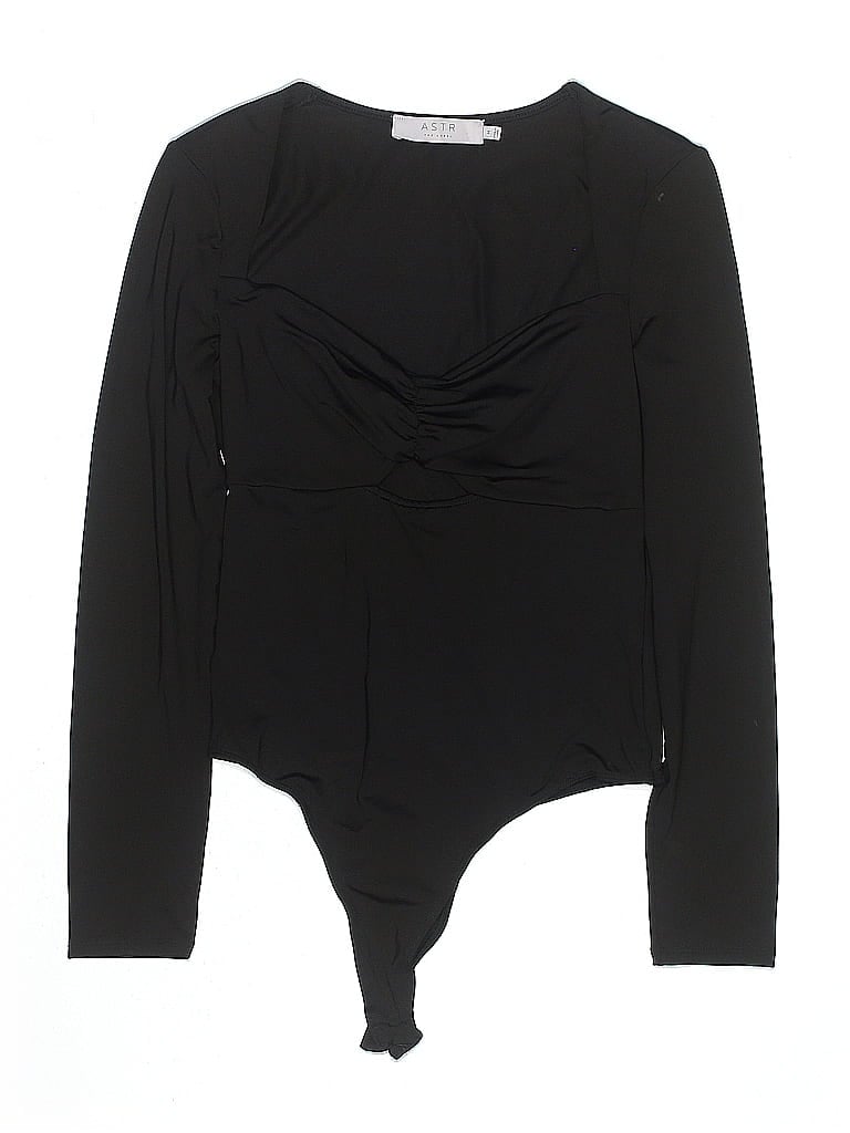 Pre-owned Astr Bodysuit In Black