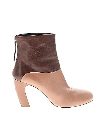 Miu Miu Leather Two-Tone Ankle Boots (view 1)