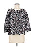 Gap Black 3/4 Sleeve Blouse Size L - photo 1