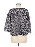 Gap Black 3/4 Sleeve Blouse Size L - photo 2