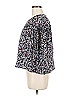 Gap Black 3/4 Sleeve Blouse Size L - photo 5