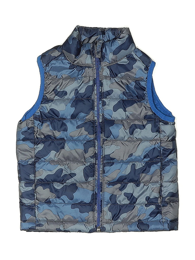 Pre-owned Amazon Essentials Kids' Vest In Blue