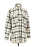 H&M 100% Polyester Ivory Coat Size XS - photo 1