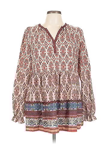 MELLODAY Long Sleeve Blouse (view 1)